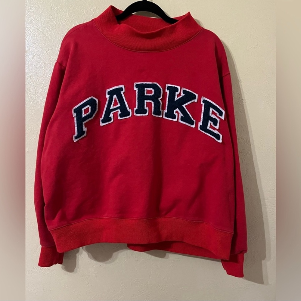 Parke Mockneck L/XL Red